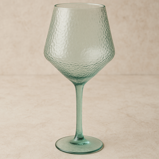 Taça de Acrílico Verde para Vinho 530ml