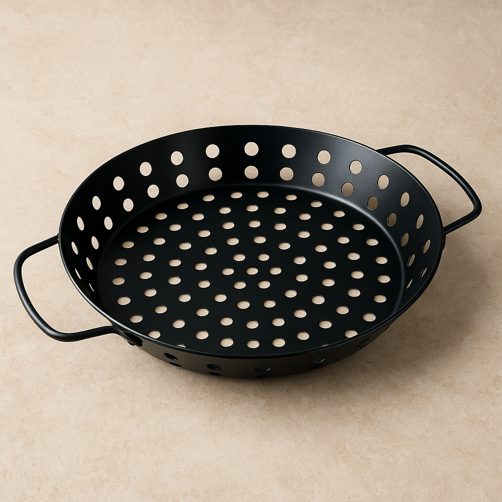 Assadeira Redonda Churrasqueira Grill 30x24cm