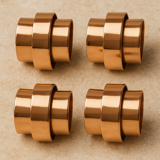 Argolas para Guardanapos de Ferro Iron – 04 peças