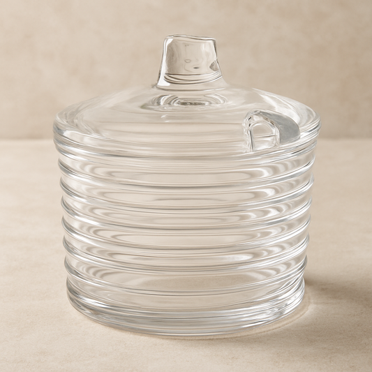 Açucareiro de Cristal Colméia 10x10 cm – Lyor