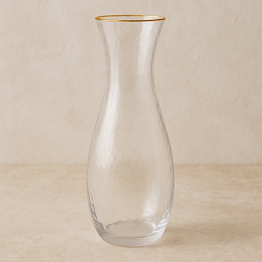 Decanter de Cristal com Fio de Ouro – 1,150 Litros