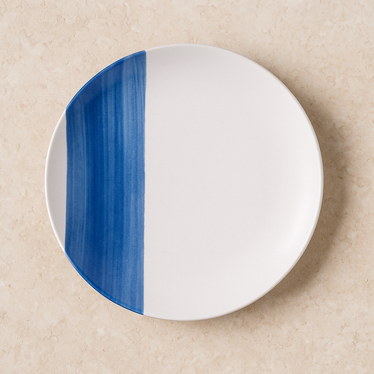 Prato Fundo de Porcelana Soho Branco 22x03 cm