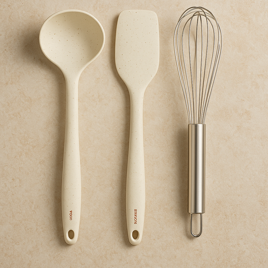 Kit Utensílios Vanilla – 3 Peças – Brinox Coza