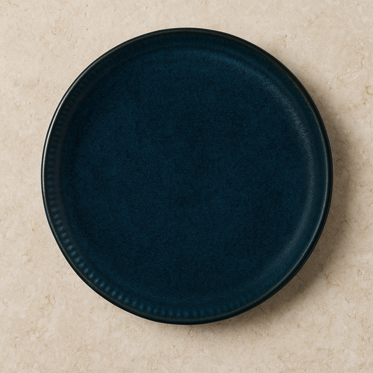 Prato de Cerâmica de Sobremesa Night Blue 21 cm