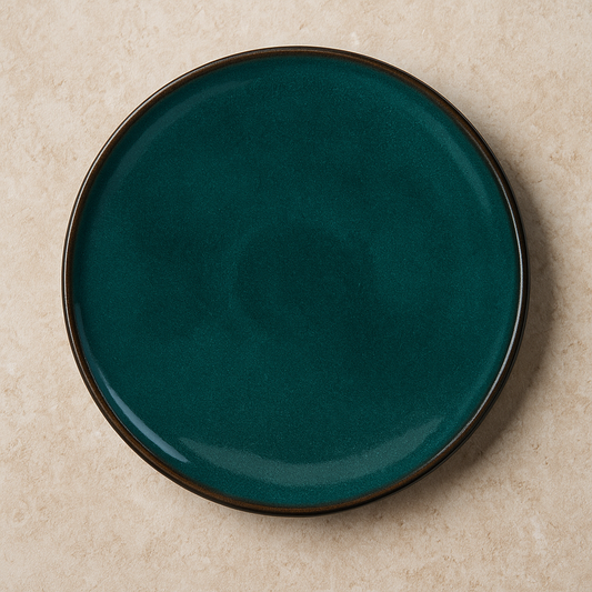 Prato de Cerâmica Azul Bio Oceano 21,5 cm