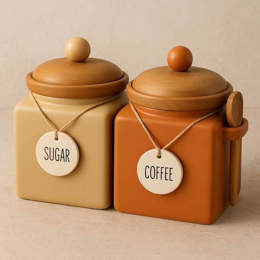 Conjunto em Cerâmica Coffee e Sugar – Mabruk