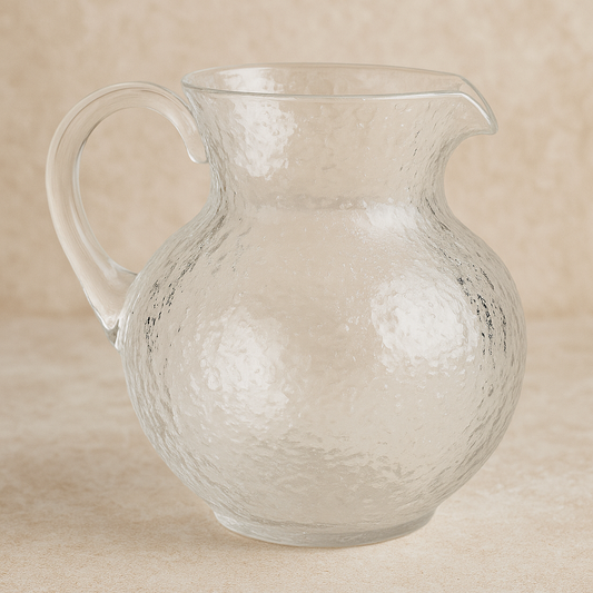 Jarra de Acrílico Bolhas Transparente 2,3L
