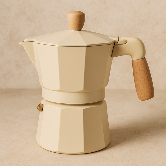 Caffè del Mattino – Cafeteira Italiana Bege 150 ml