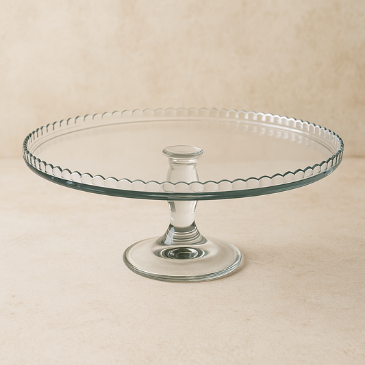 Prato de Vidro para Bolo Patisserie 32 cm