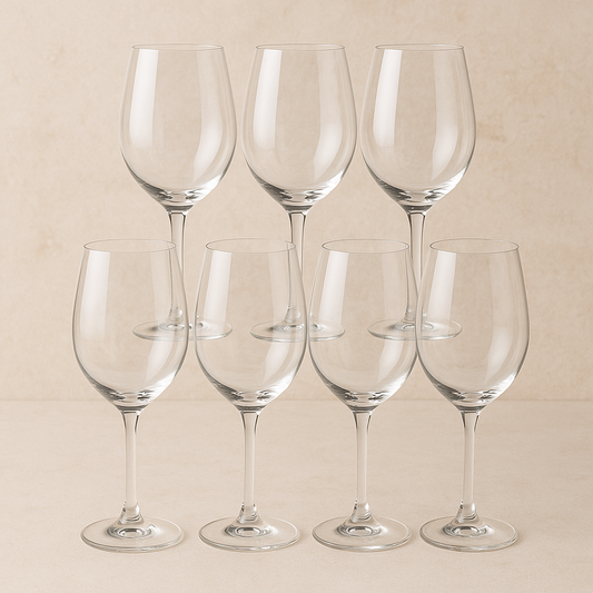 Jogo de Taças de Vidro para Vinho Tinto Sidera 440 ml