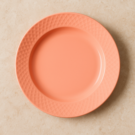 Prato de Sobremesa Botânica Rosa 19 cm